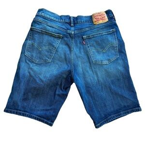 Levi’s Cotton Jorts Over The Knee Shorts Blue Denim Y2K Men’s 34 Classic Casual